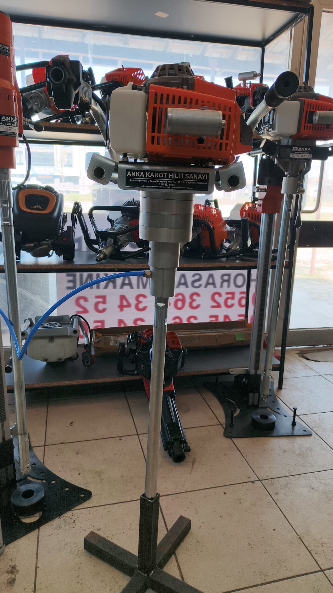 5.5 Planet Şanzıman Redüktörlü Benzinli El Sondaj Makinesi